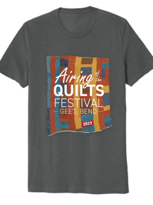 Official 2023 Airing of the Quilts Festival shirt grey